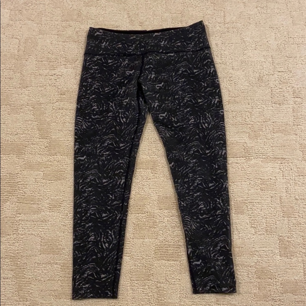 Black Designed Leggings